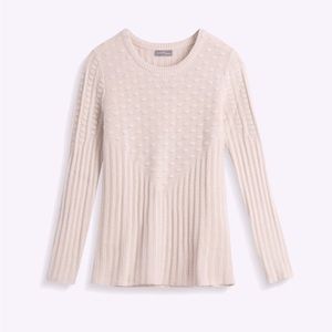 Market & Spruce Poppi Textured Sweater Size M.  NWT